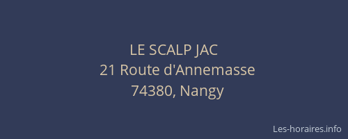 LE SCALP JAC