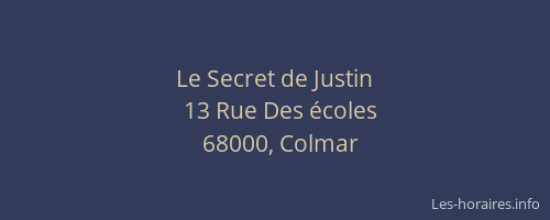 Le Secret de Justin
