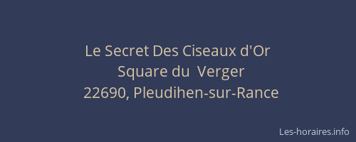 Le Secret Des Ciseaux d'Or