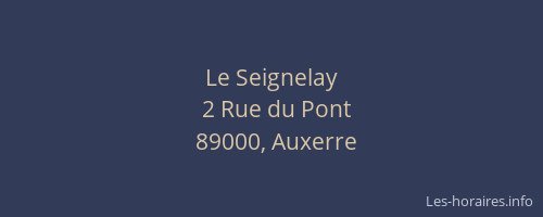 Le Seignelay