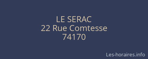 LE SERAC