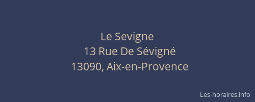 Le Sevigne