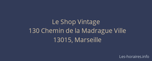 Le Shop Vintage