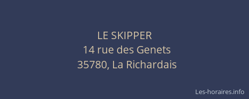 LE SKIPPER