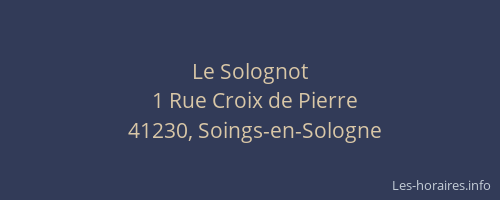 Le Solognot