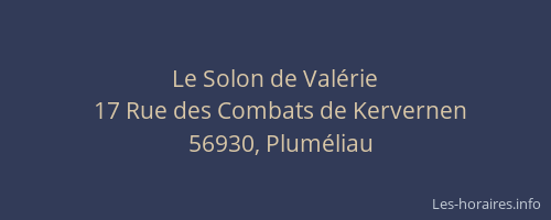 Le Solon de Val&eacute;rie