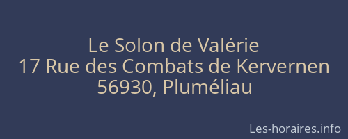 Le Solon de Valérie