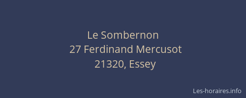 Le Sombernon