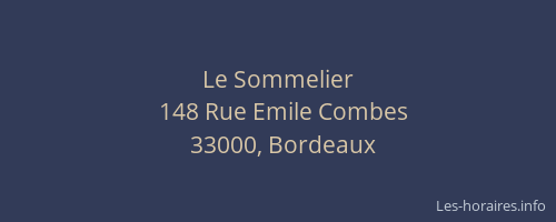 Le Sommelier