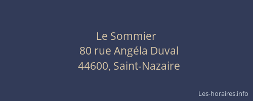 Le Sommier