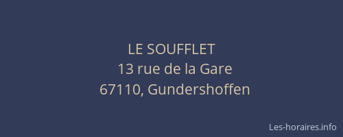 LE SOUFFLET