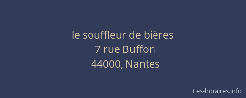 le souffleur de bières