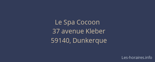 Le Spa Cocoon