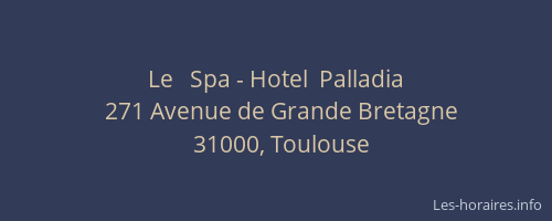 Le   Spa - Hotel  Palladia