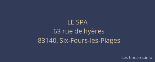 LE SPA
