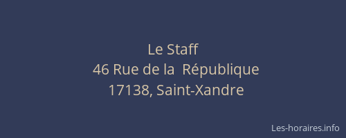 Le Staff