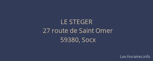 LE STEGER
