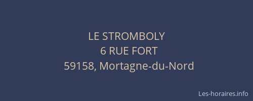LE STROMBOLY