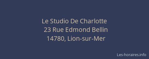 Le Studio De Charlotte