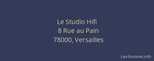 Le Studio Hifi