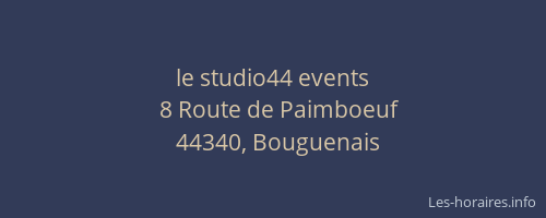 le studio44 events