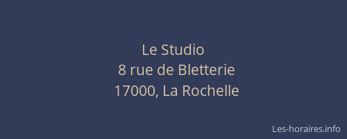 Le Studio