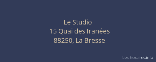 Le Studio