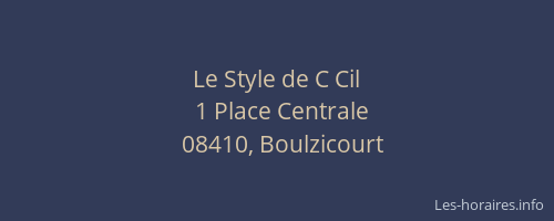 Le Style de C Cil