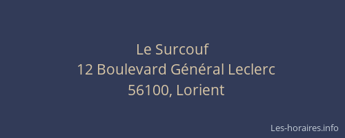 Le Surcouf