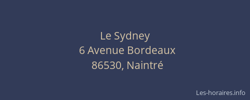 Le Sydney