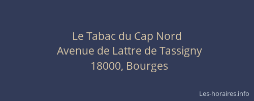 Le Tabac du Cap Nord