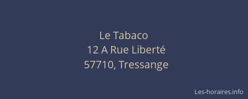 Le Tabaco