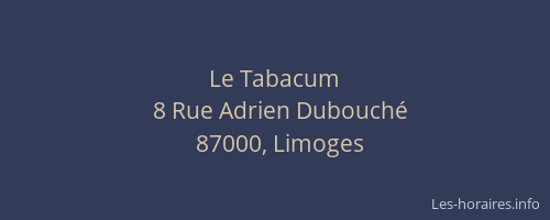 Le Tabacum