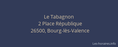 Le Tabagnon