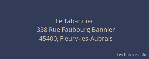 Le Tabannier