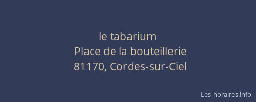 le tabarium