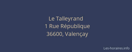 Le Talleyrand