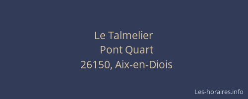 Le Talmelier
