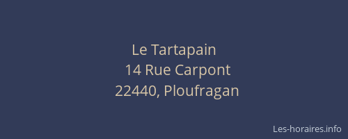 Le Tartapain