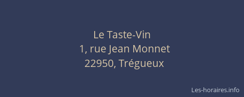 Le Taste-Vin