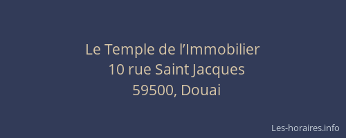 Le Temple de l’Immobilier
