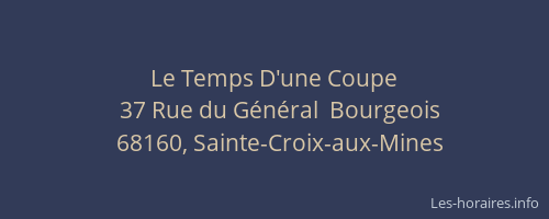 Le Temps D'une Coupe