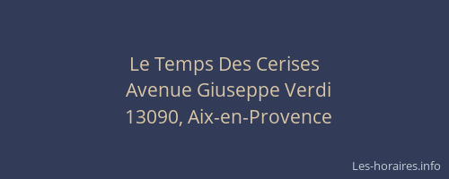 Le Temps Des Cerises