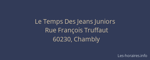 Le Temps Des Jeans Juniors
