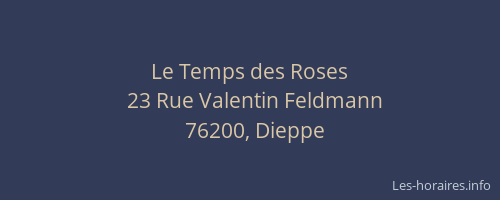 Le Temps des Roses