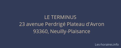 LE TERMINUS
