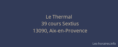 Le Thermal