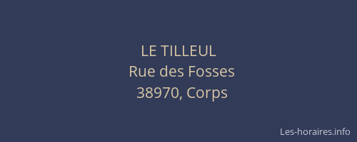 LE TILLEUL