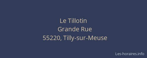 Le Tillotin