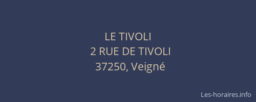 LE TIVOLI